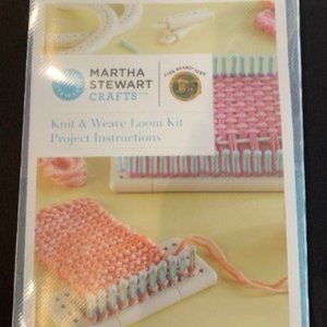 Martha Stewart Crafts Knit & Weave Loom Kit with Bonus Tape Measure